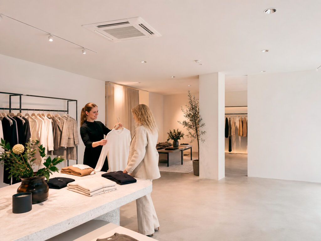 Aircondition i butikker